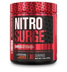 Load image into Gallery viewer, Jacked Factory NitroSurge Shred Pre Workout 30 Servings (Orange Pineapple)