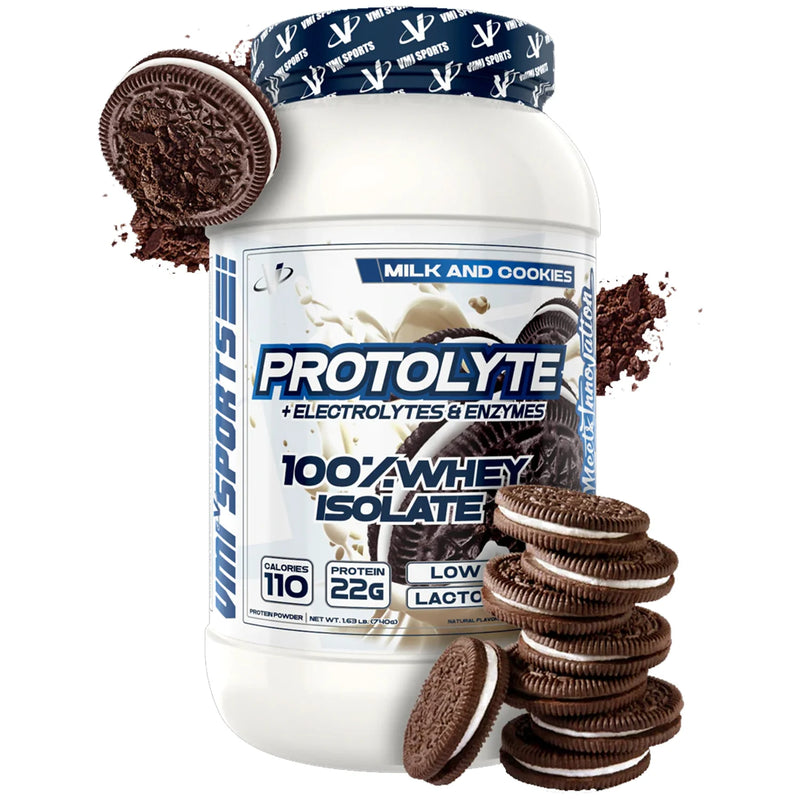 Load image into Gallery viewer, VMI Protolyte Protein 25 Servings (Milk and Cookies)