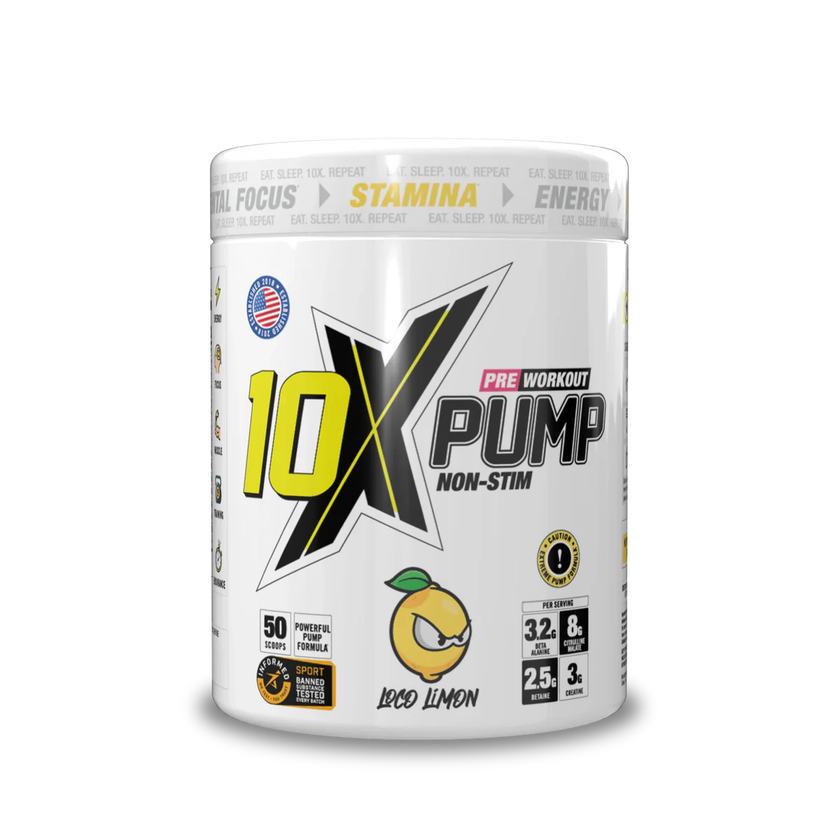 10X Athletic PUMP (Loco Limon)