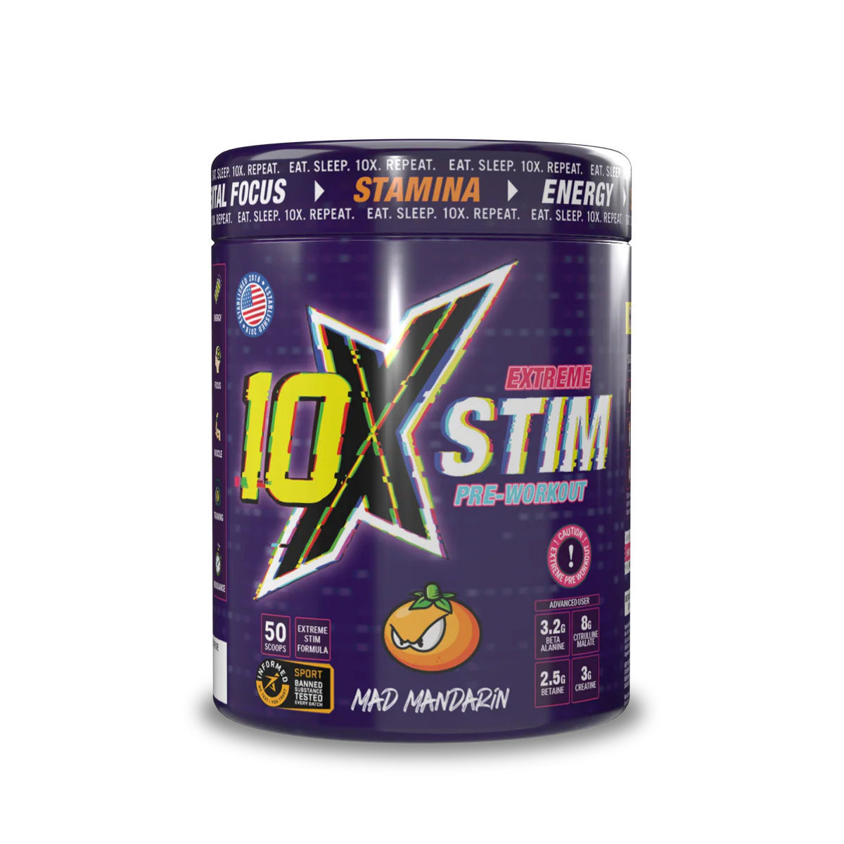 10X Athletic STIM (Mad Mandarin)