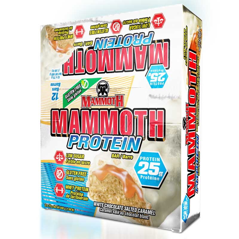 Mammoth Supplements Protein Bars (White Chocolate Salted Caramel)