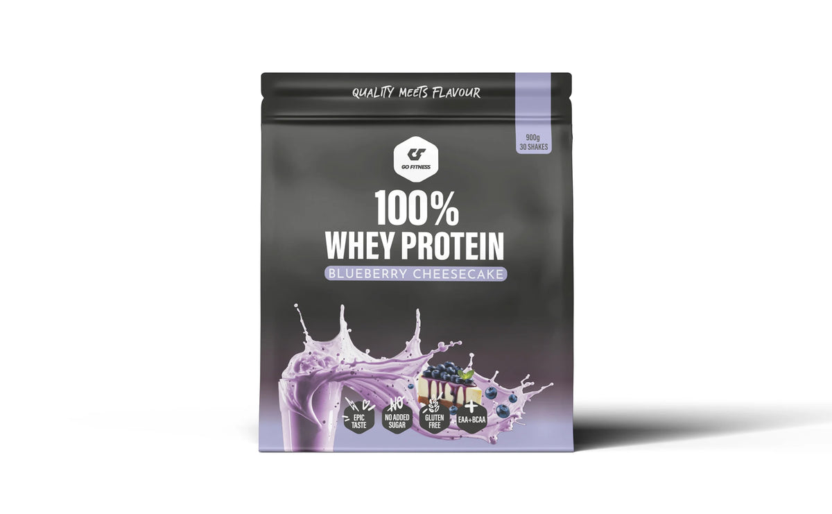 Go Fitness 100% Whey Protein - 900g (Blueberry Cheesecake)