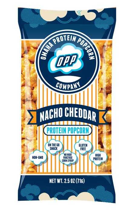 Omaha Protein Popcorn Nacho Cheddar 369g