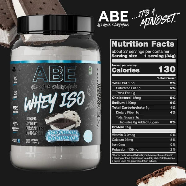 ABE Whey Iso Protein 2lbs (Ice Cream Sandwich)