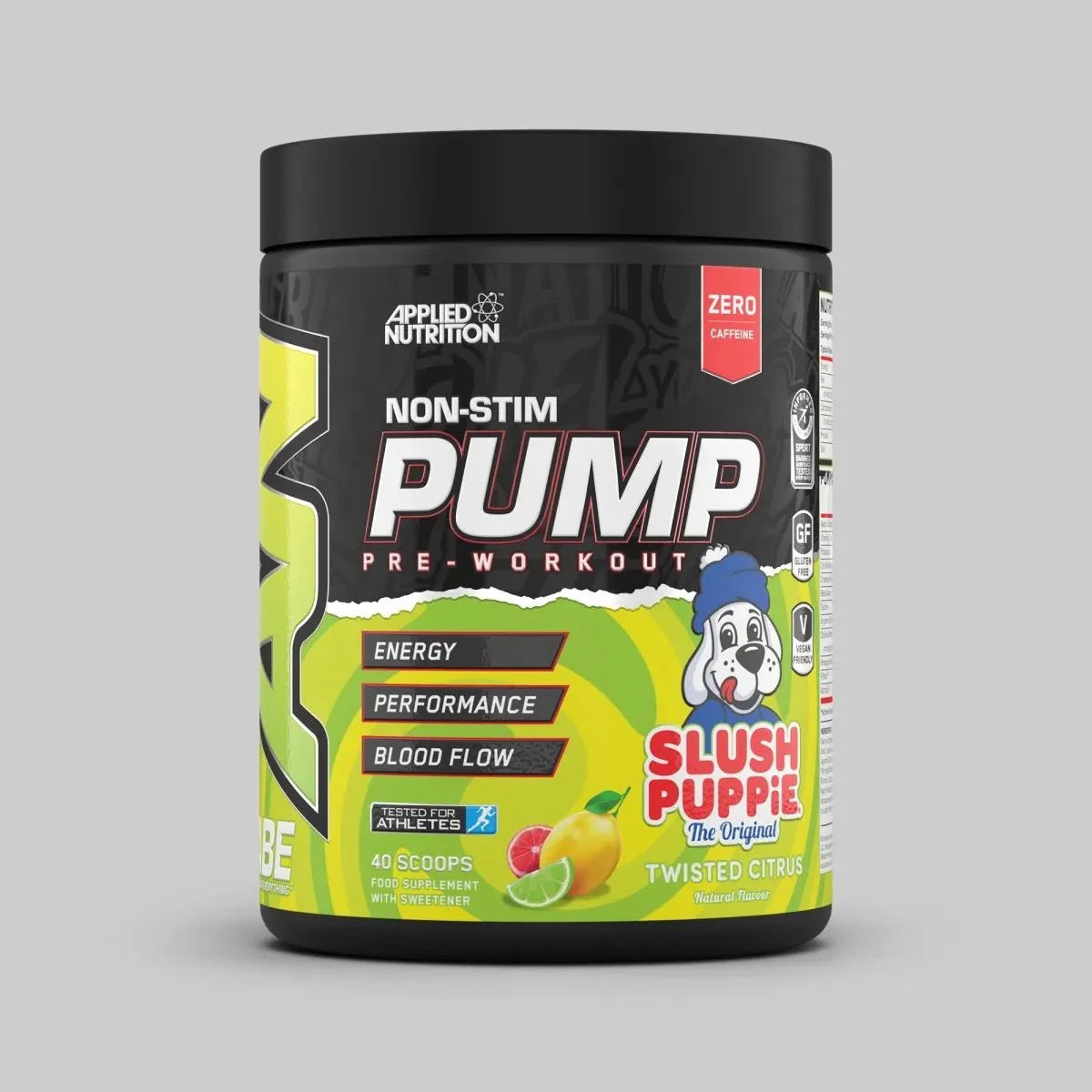 ABE Pump Zero Stim Pre-Workout (Slush Puppie Citrus Twist)