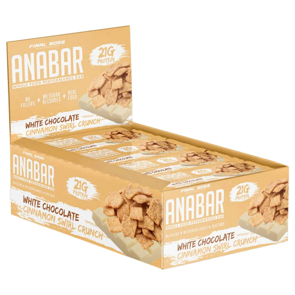 Box of Anabar Protein Bar (Cinnamon Swirl)