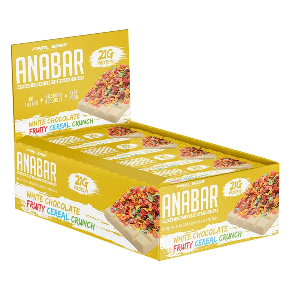 Box of Anabar Protein Bar (Fruity Cereal)
