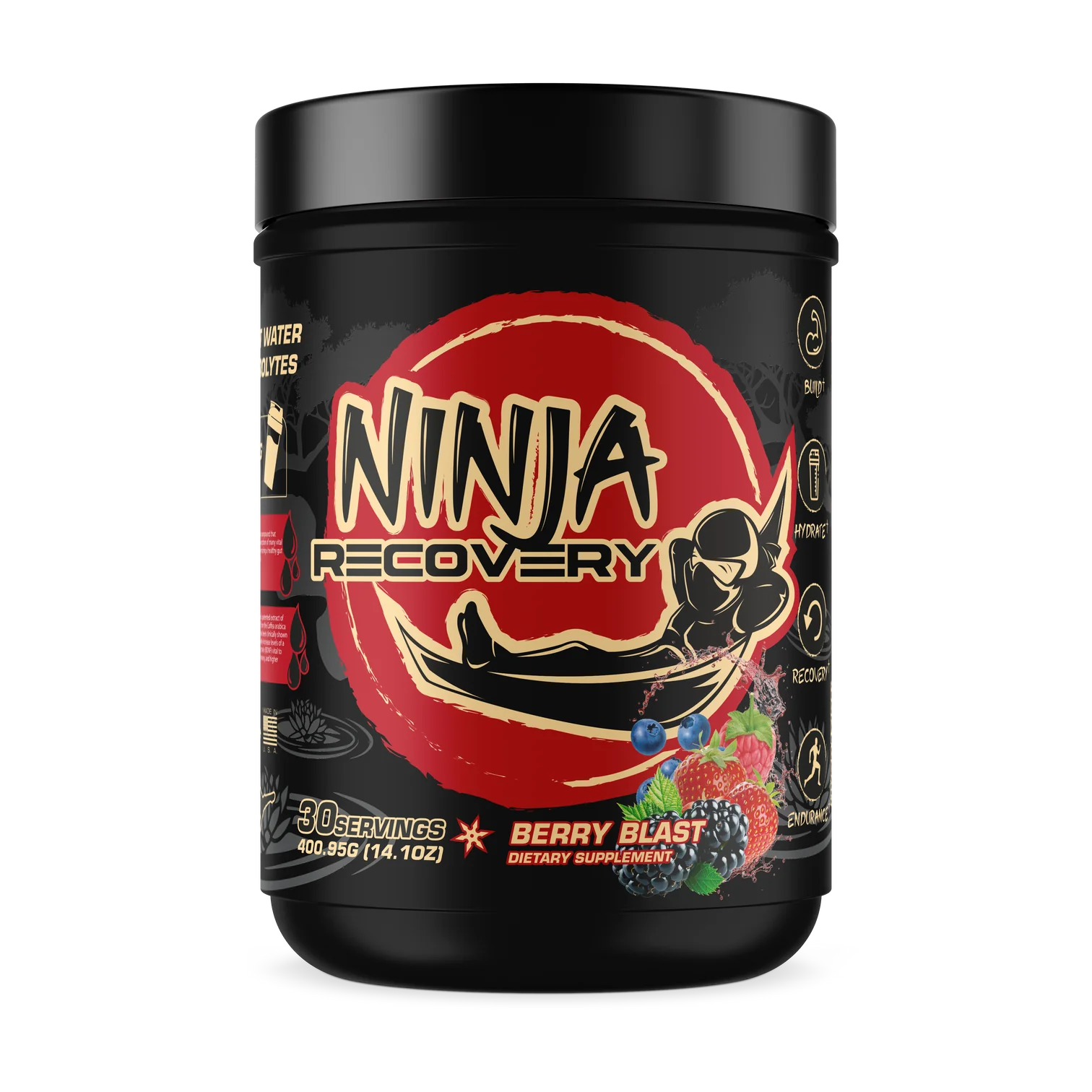 Ninja Recovery BCAA/EAA 30 Servings (Berry Blast)