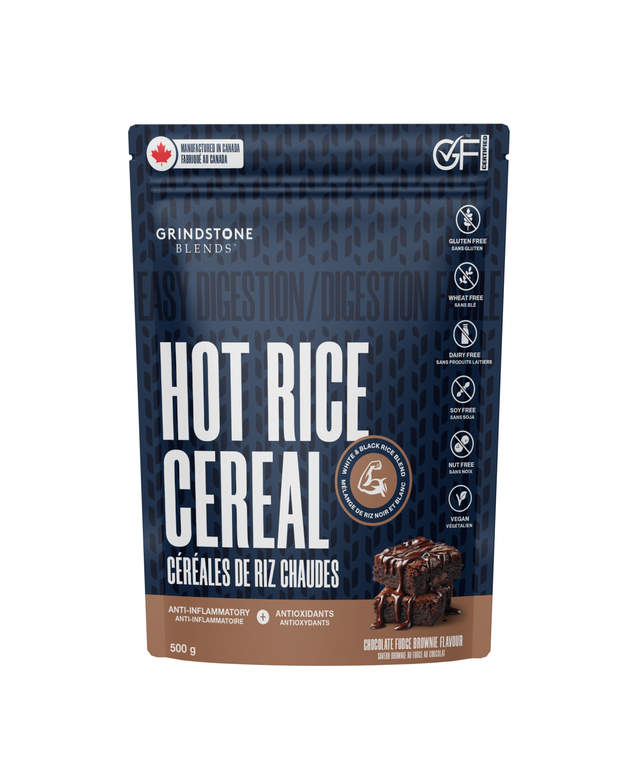 Grindstone Blends Hot Cereal (Blended Black & White Rice Chocolate)