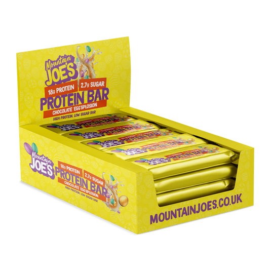 Box of Mountain Joe's Protein Bar (Eggsplosion)