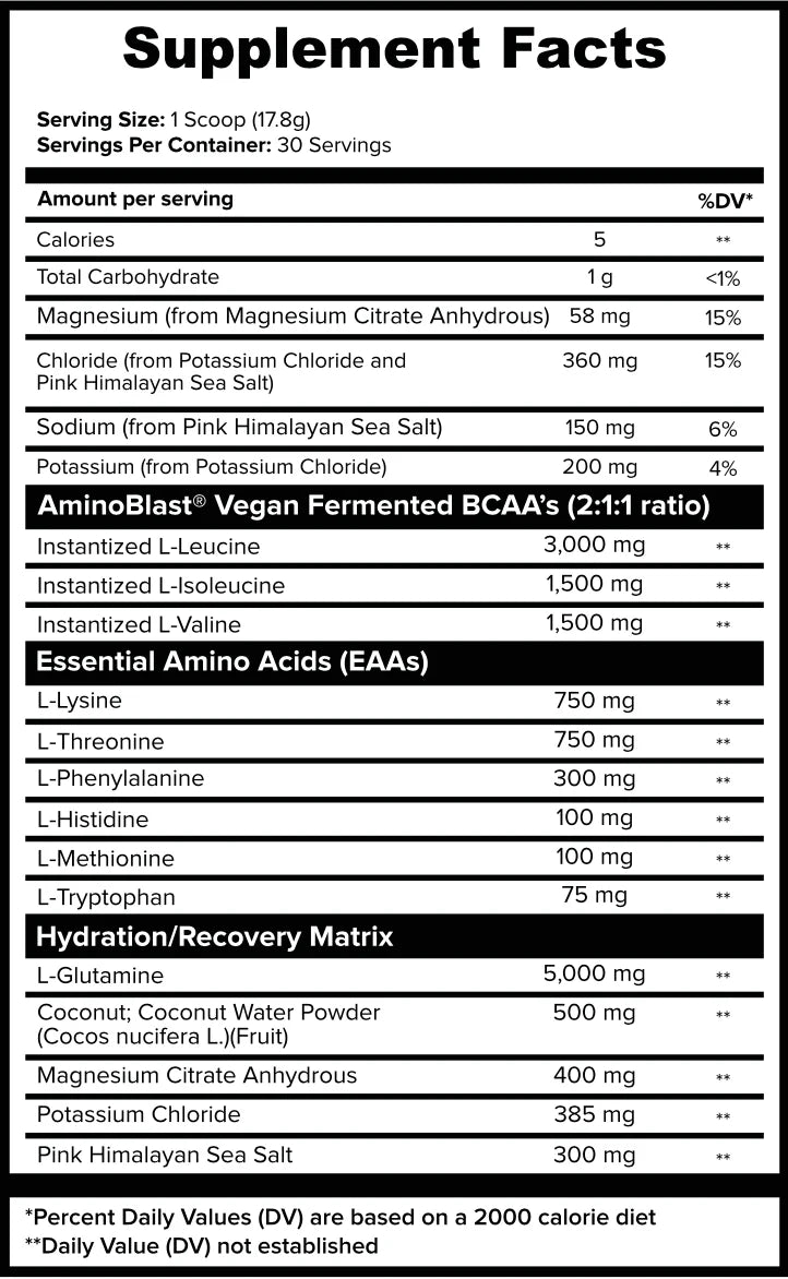 110% Nutrition Complete Aminos (Ultra White)