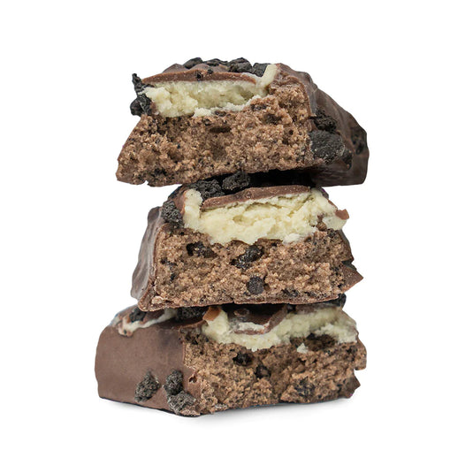 Box of Mountain Joe's Protein Bar (Chocolate Cookie Cream)