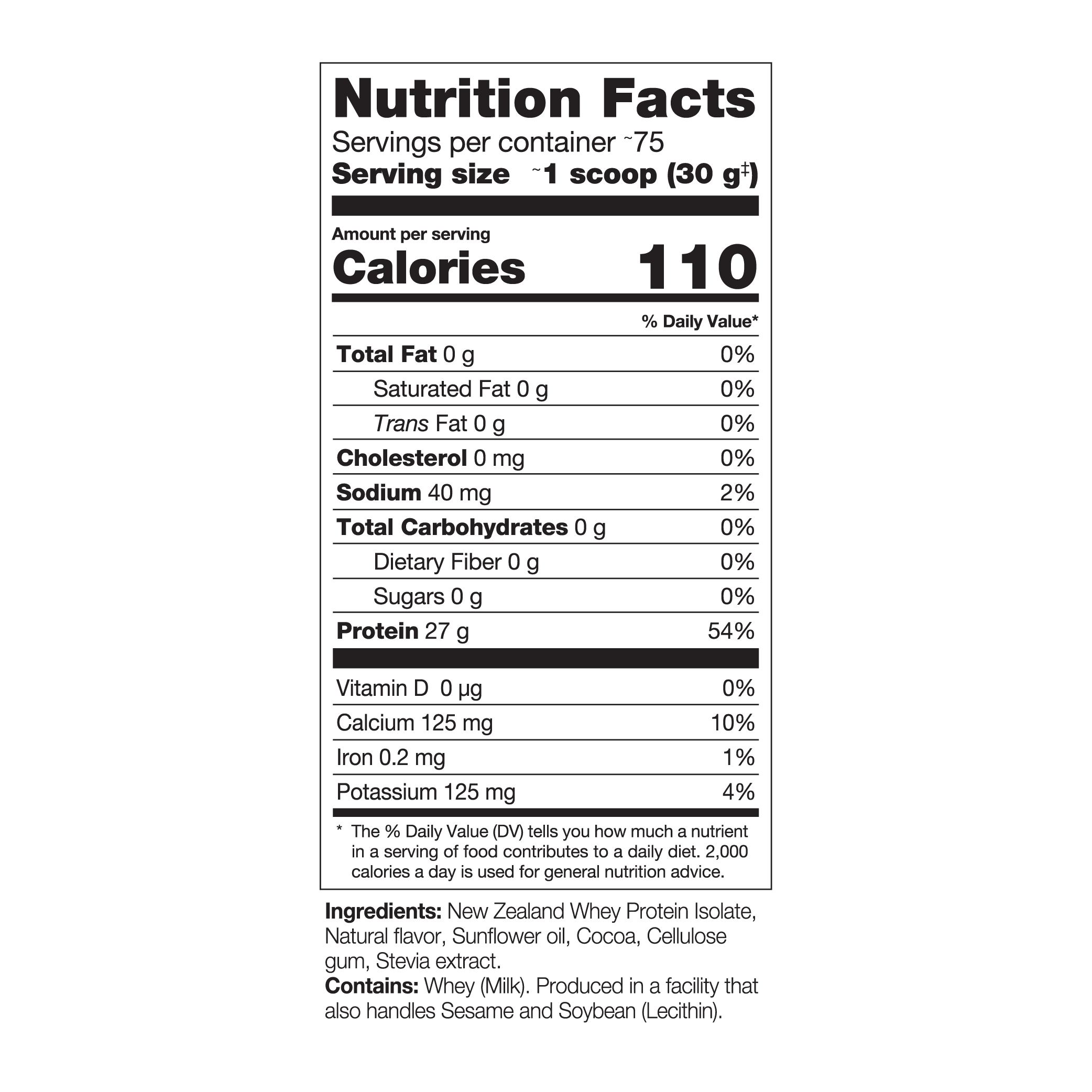 Perfect Sports DIESEL New Zealand Whey Protein Isolate 2lbs (Strawberry)
