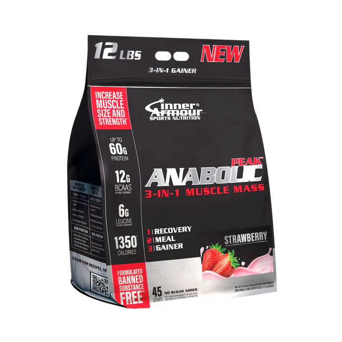 Inner Armour Anabolic Peak Weight Gainer 6lbs (Strawberry)