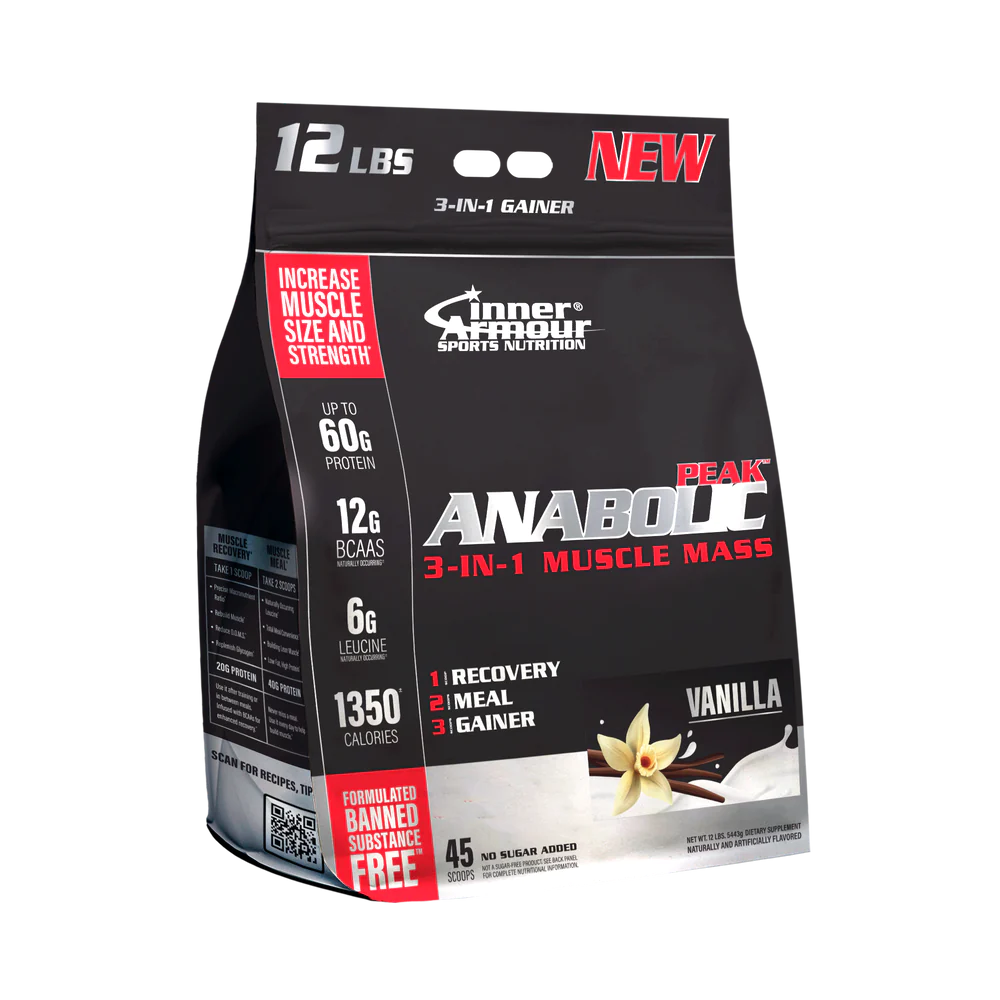 Inner Armour Anabolic Peak Weight Gainer 6lbs (Vanilla)