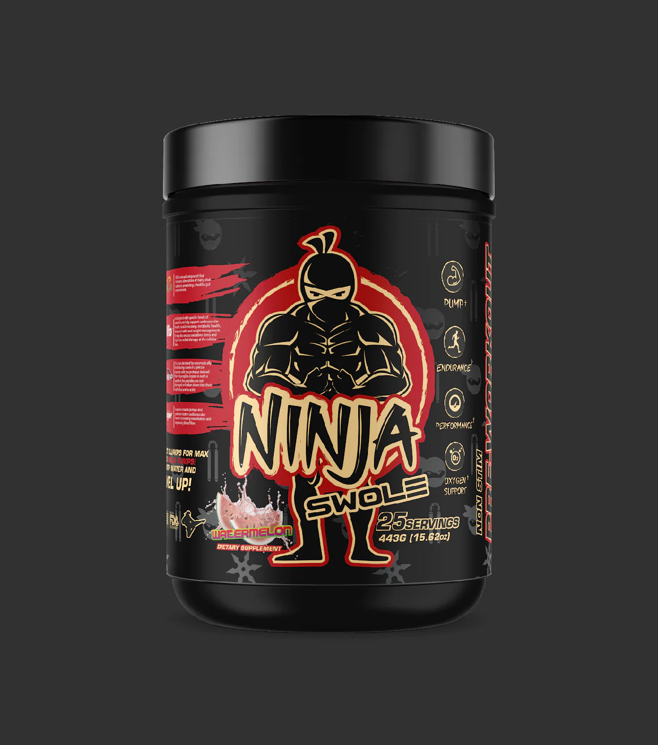 Ninja Swole Pump 25 Servings (Watermelon)