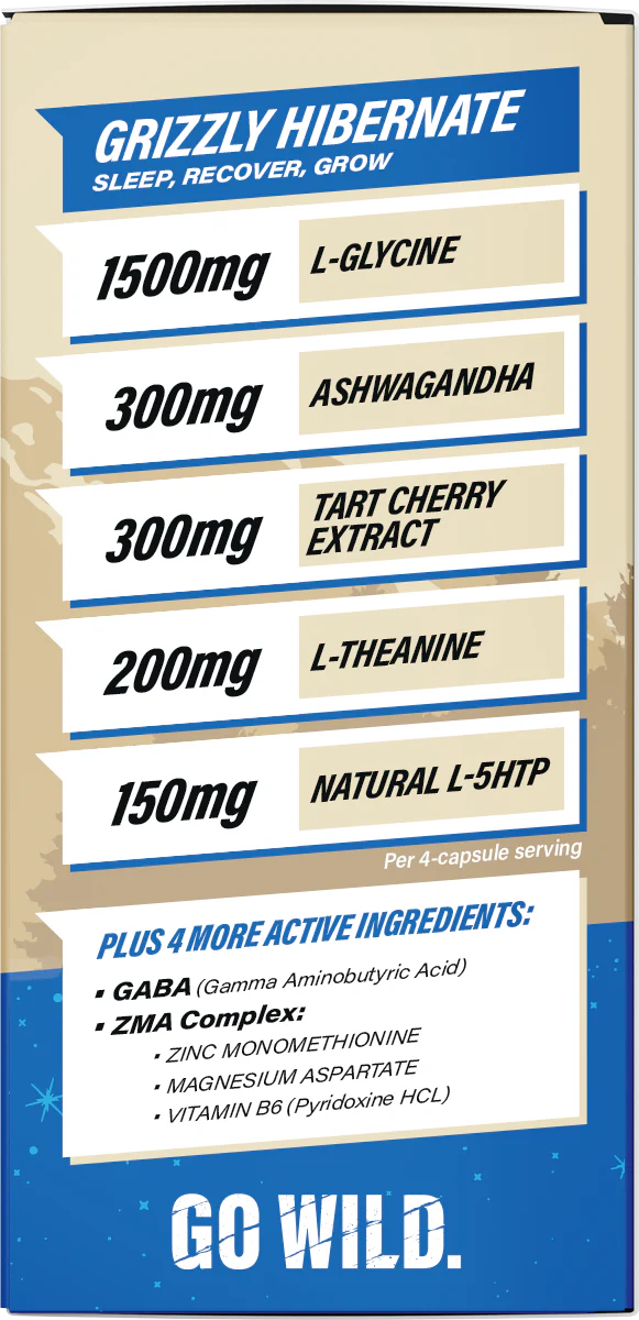 Grizzly Supplements Hibernate (30 Servings)