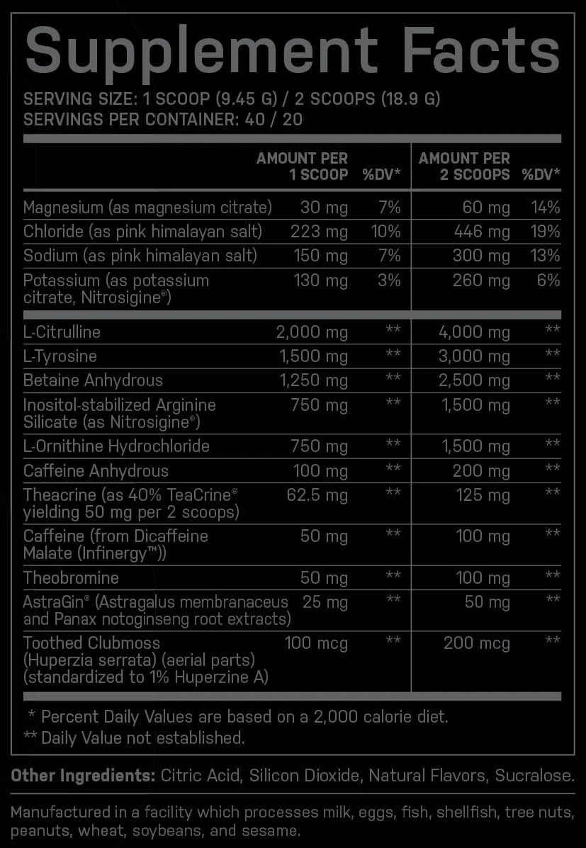 Boss Supplements Archetype Pre-Workout (Swedish Berry)