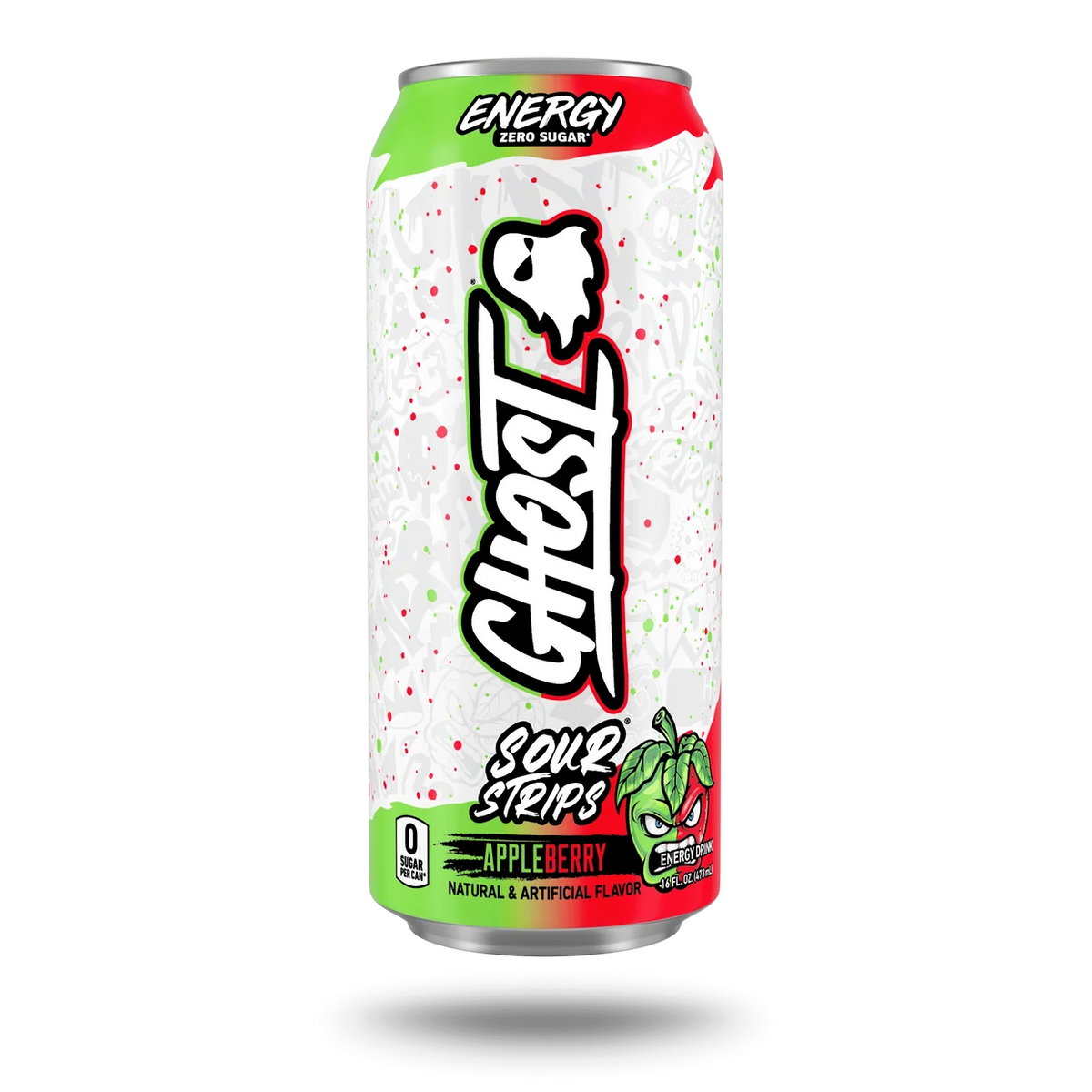 Ghost Energy Sour Strips Apple Berry