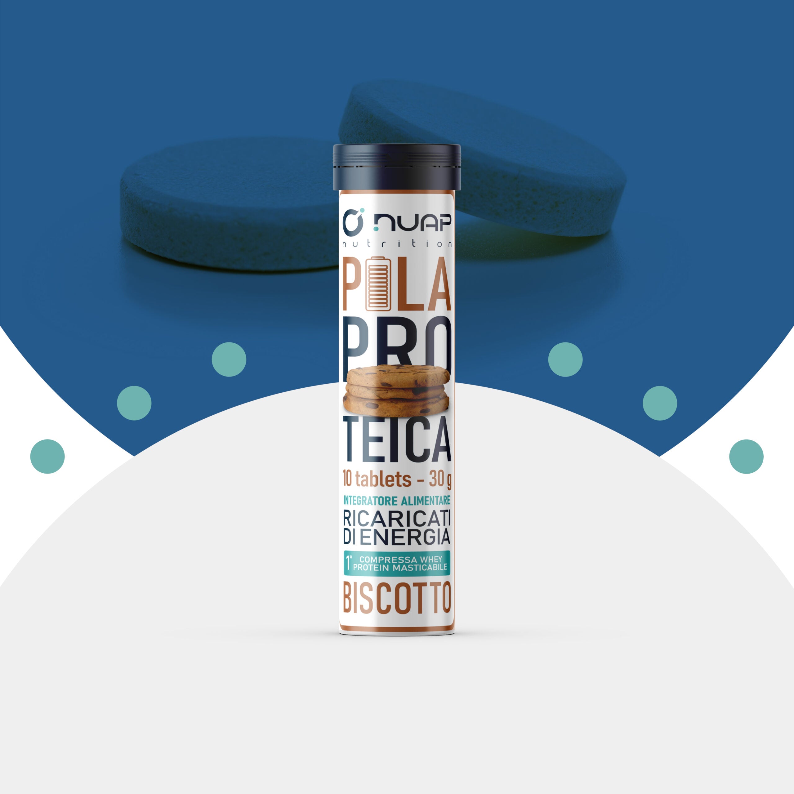 Nuap Nutrition Pila Protein (Biscotto) 10 Tabs
