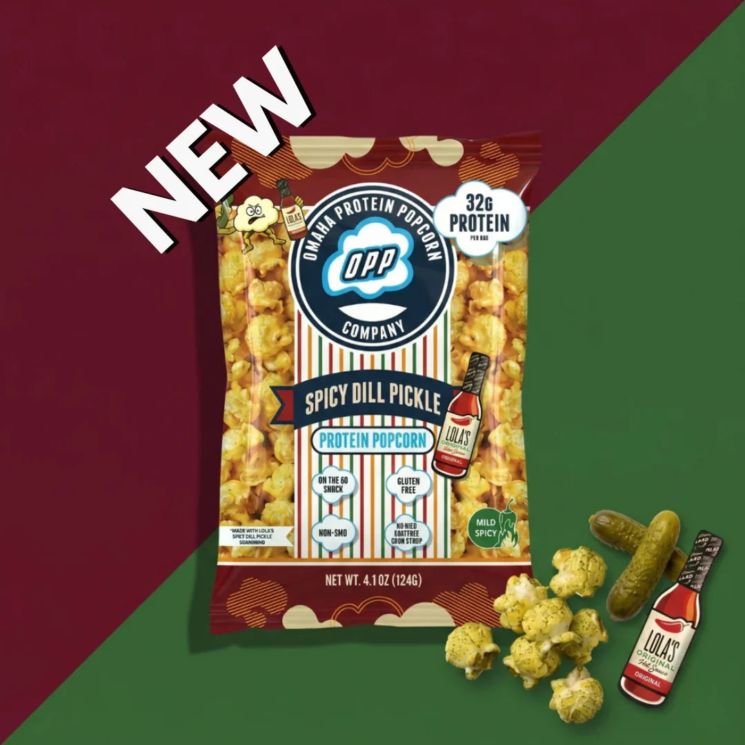 Omaha Protein Popcorn Spicy Dill Pickle (124g)