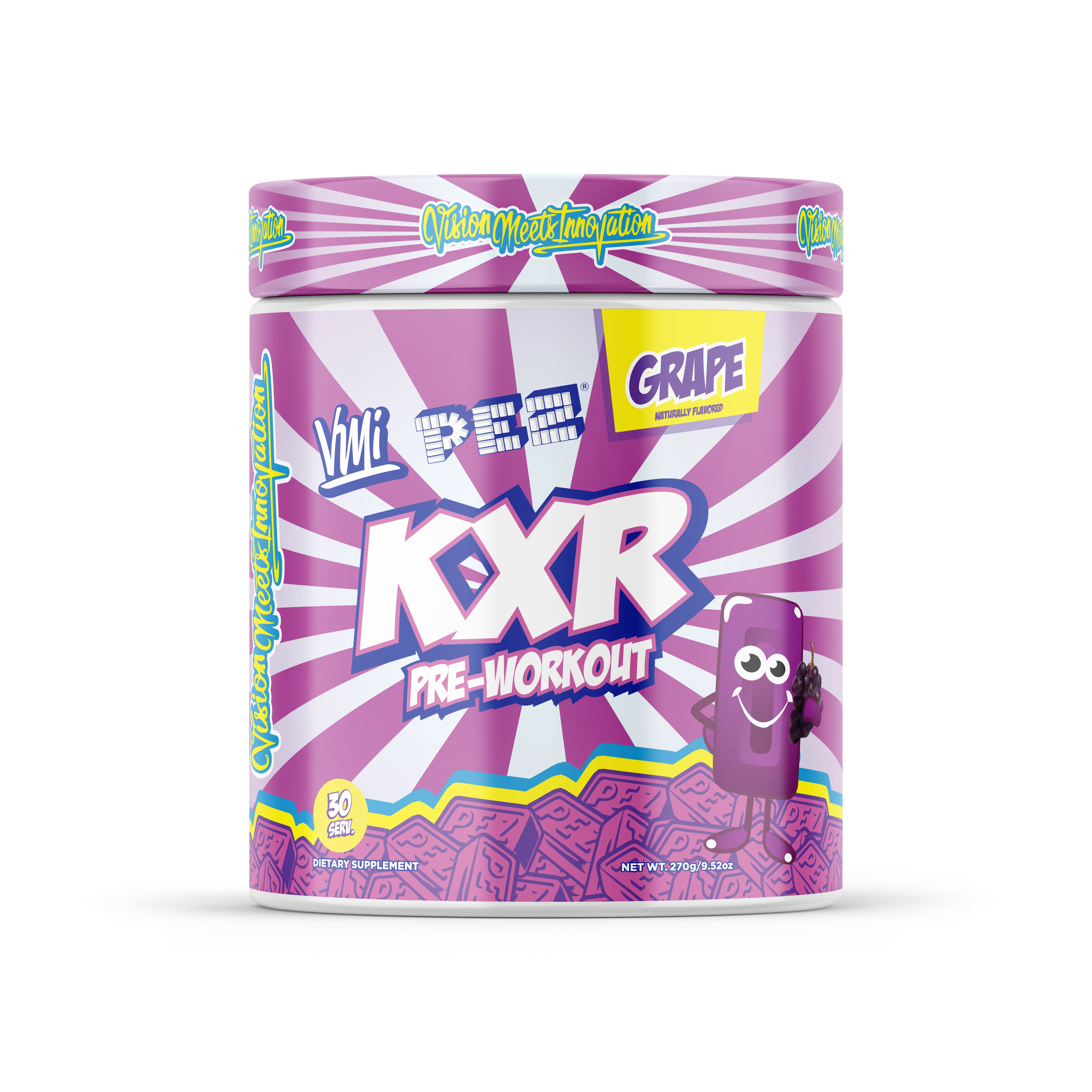 VMI KXR Pre-Workout 30 Servings (PEZ Grape)