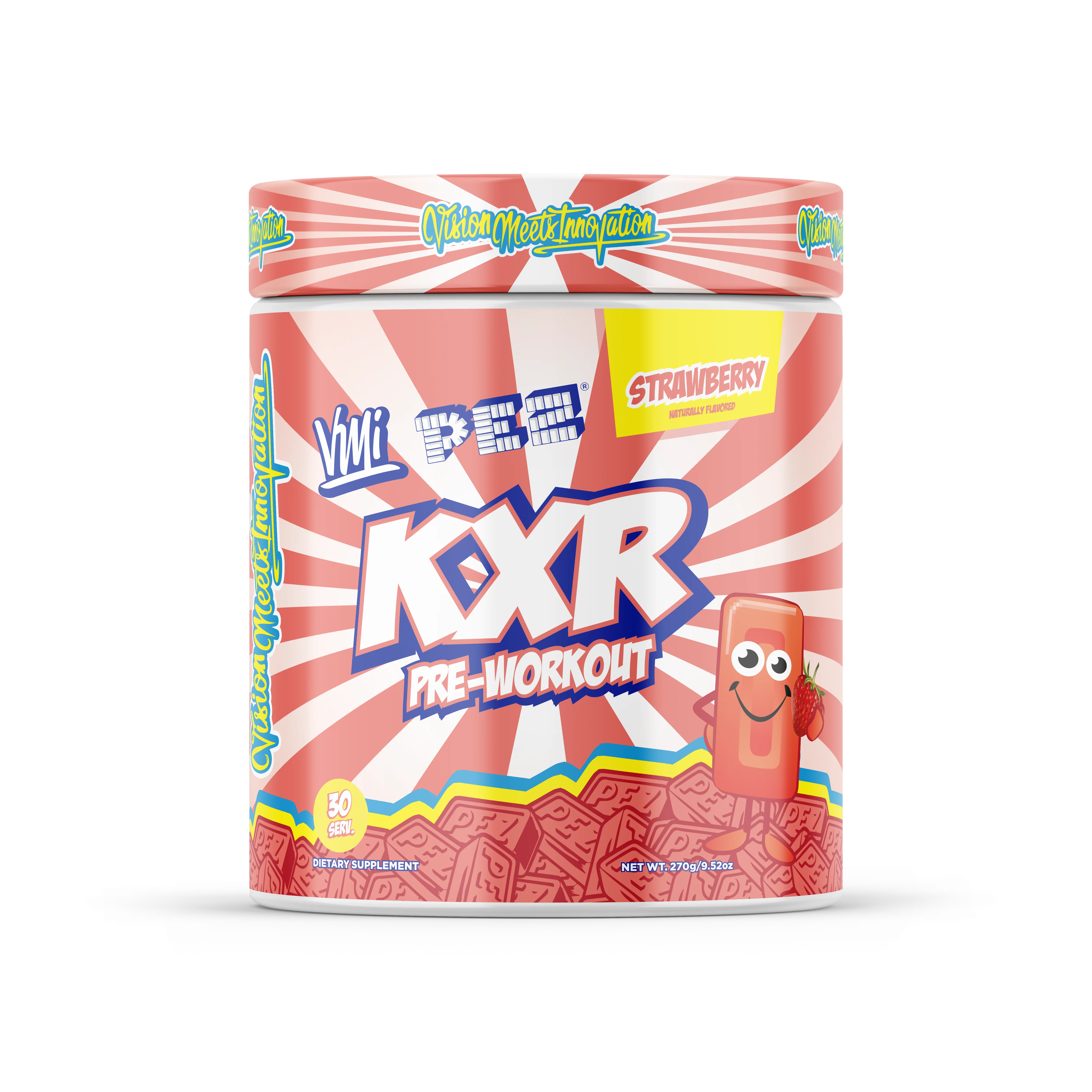 VMI KXR Pre-Workout 30 Servings (PEZ Strawberry)