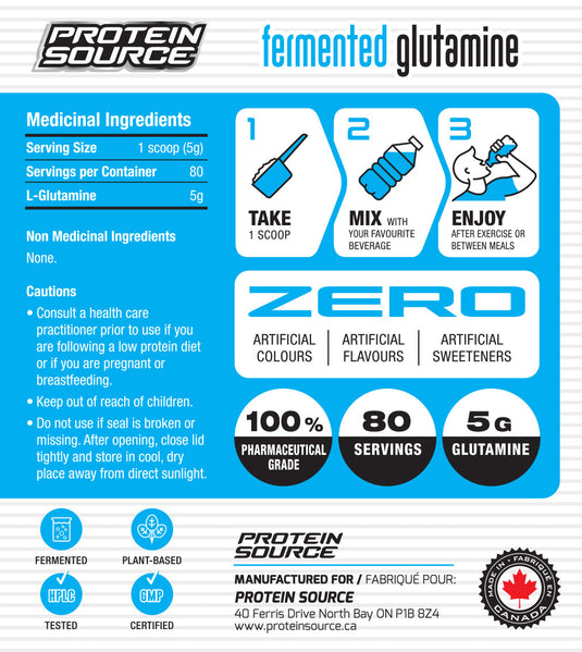 Protein Source Fermented Glutamine 400G