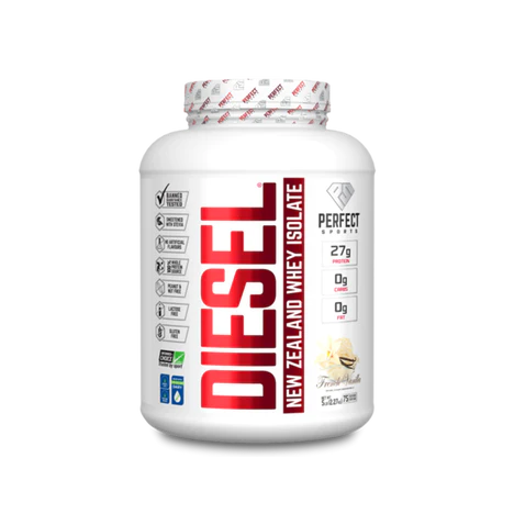 Load image into Gallery viewer, Perfect Sports DIESEL New Zealand Whey Protein Isolate 5lbs (French Vanilla)
