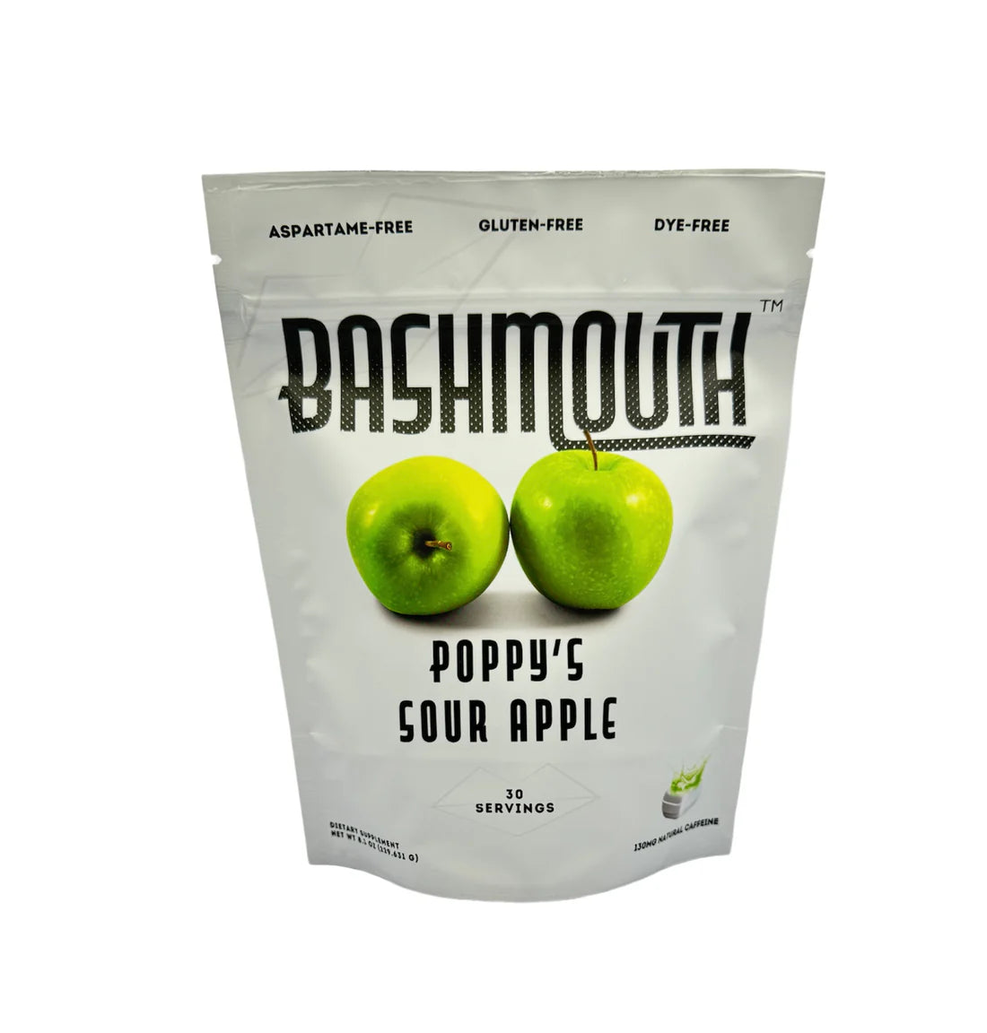BashMouth Bash Bag 30 Servings (Poppy's Sour Green Apple)