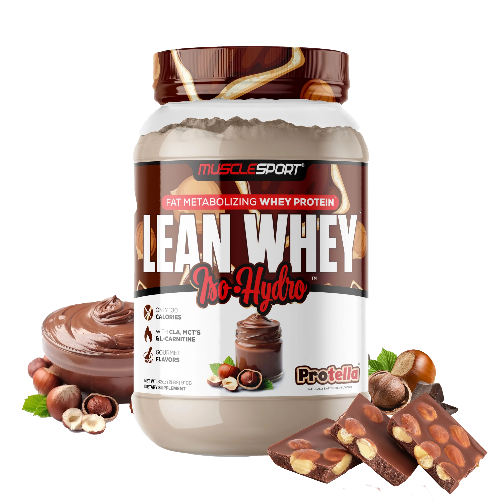 Muscle Sport Lean Whey Iso-Hydro 2lbs (Portella)