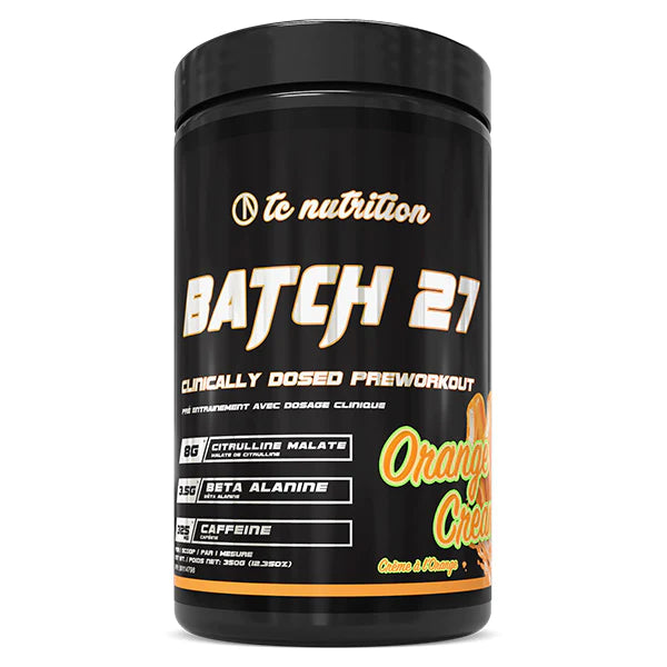TC Nutrition Batch 27 Pre-Workout (Orange Cream)