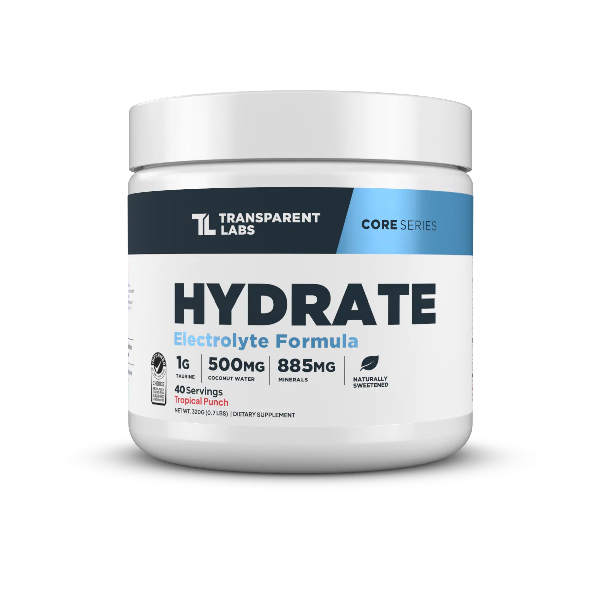 Transparent Labs Hydrate Rapid Electrolyte Formula (Tropical Punch)