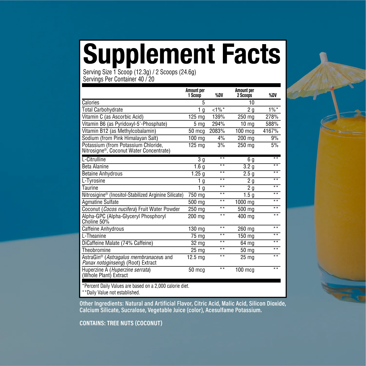 RAW CBUM Thavage Pre-Workout (South Beach Slush)