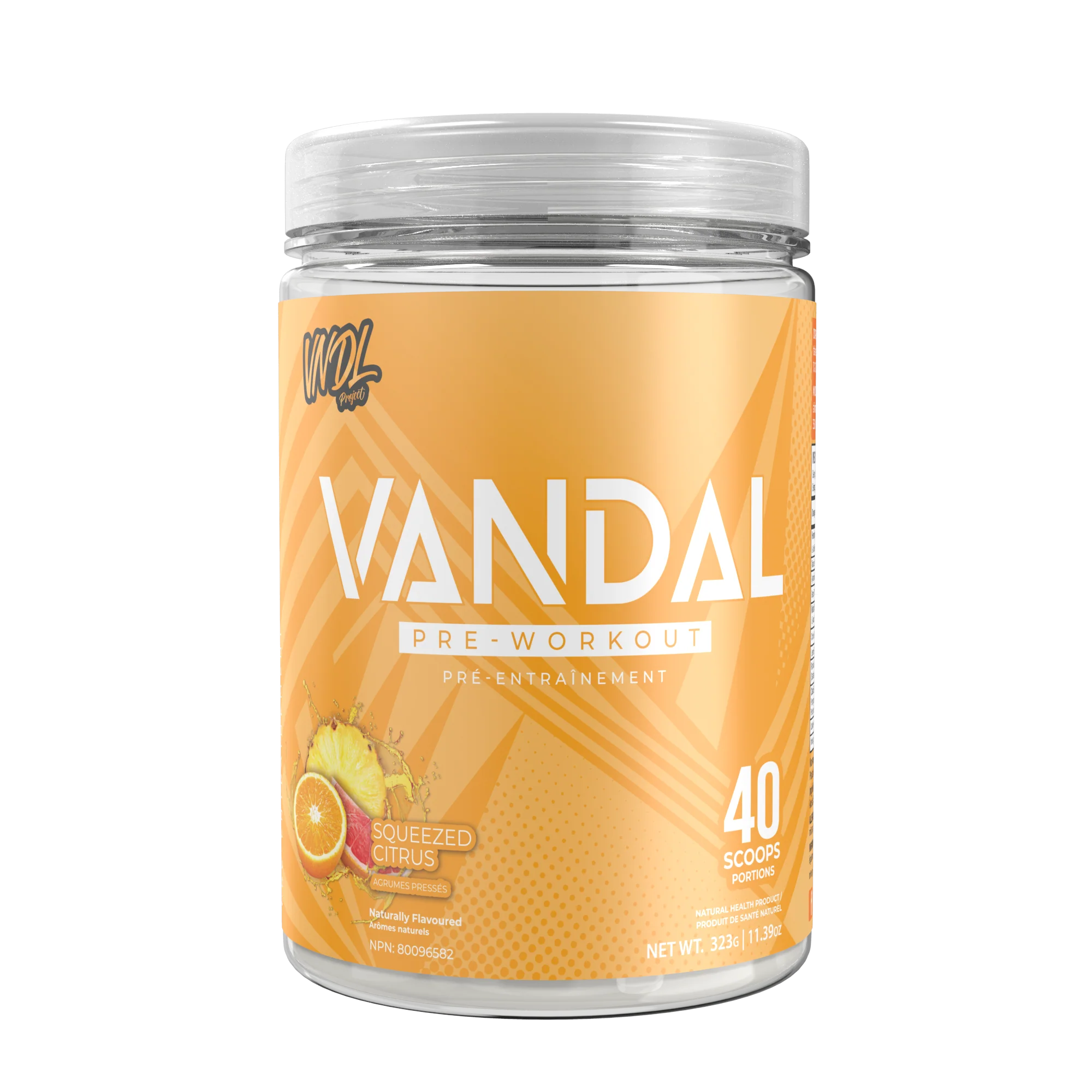 VANDAL PRE-WORKOUT (Squeezed Citrus)