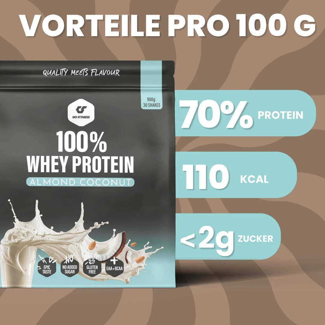 Go Fitness 100% Whey Protein - 400g (Strawberry)