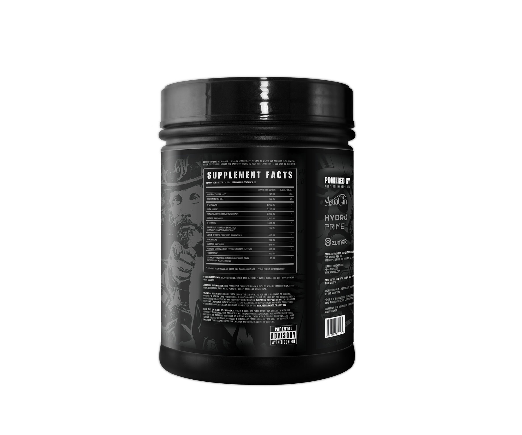 WYCKED  Full F#cking Blown Pre Workout Influencer Tears (Pink Lemonade)