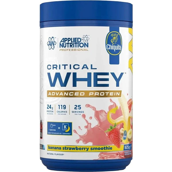 Applied Nutrition Critical Whey Protein 2lbs (Chiquita Banana Strawberry Smoothie)
