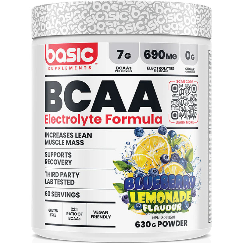 Basic Supplements BCAA 630g (Blueberry Lemonade)