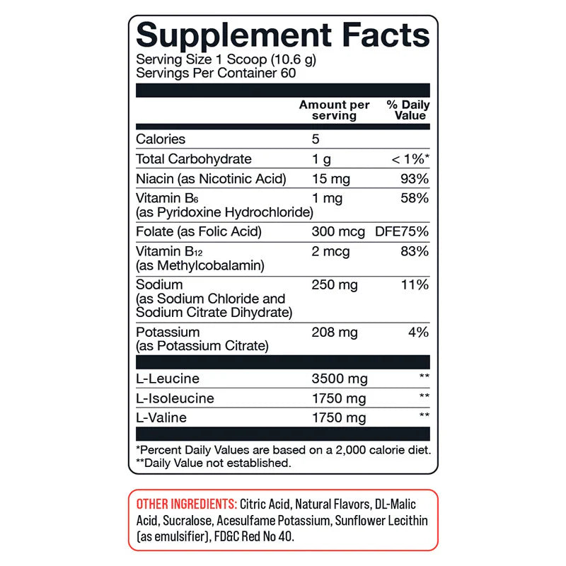 Basic Supplements BCAA 630g (Blueberry Lemonade)