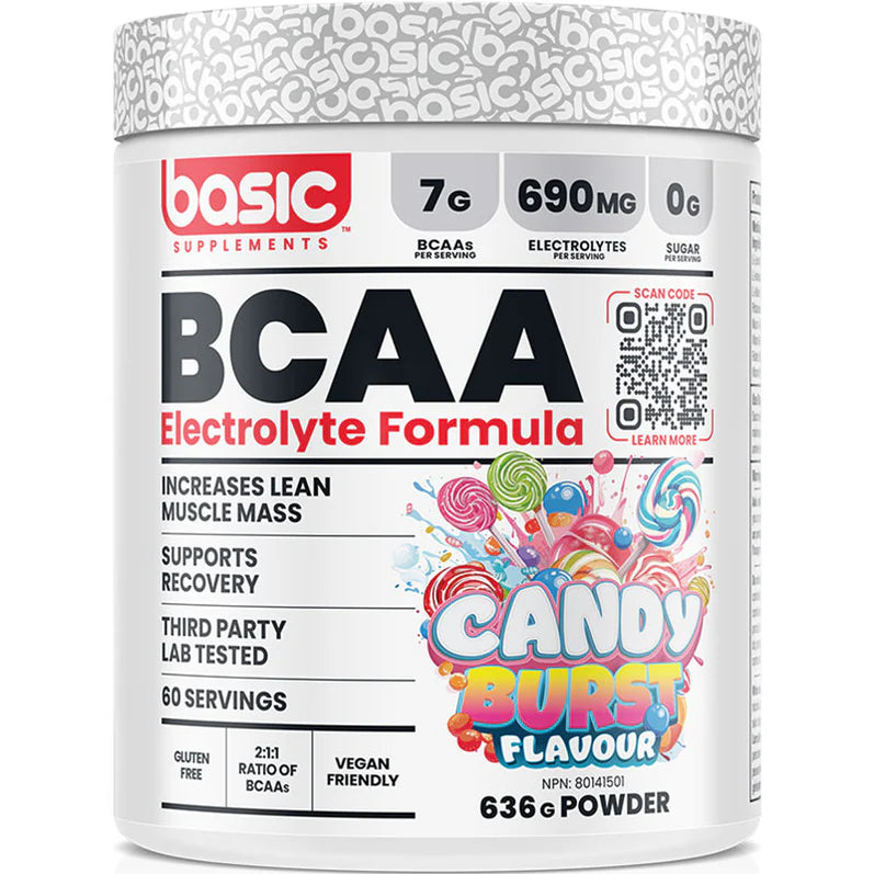 Basic Supplements BCAA 630g (Candy Burst)