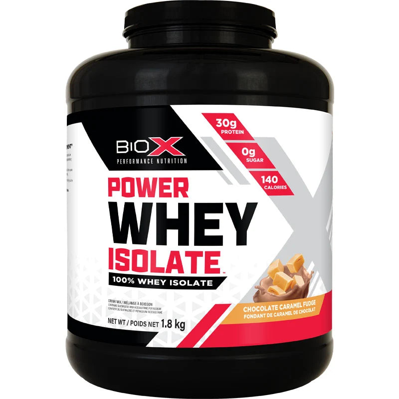 BioX Power Whey Isolate Protein 1.8kg (Chocolate Caramel Fudge)