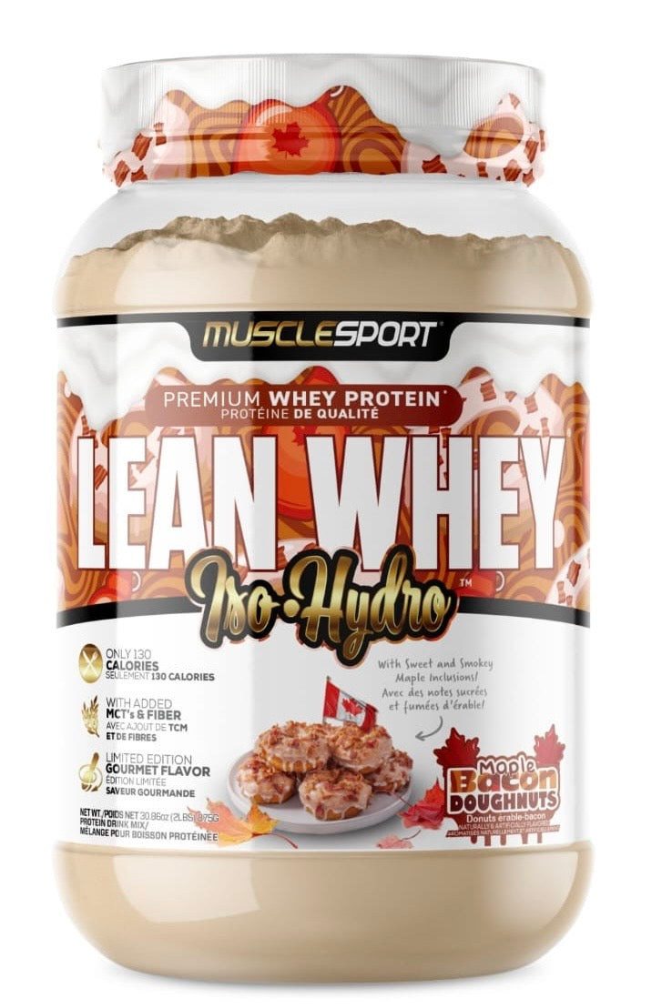 Muscle Sport Lean Whey Iso-Hydro 2lbs (Maple Bacon Doughnut)