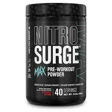 Jacked Factory NitroSurge MAX Pre Workout 40 Servings (Cherry Bomb)