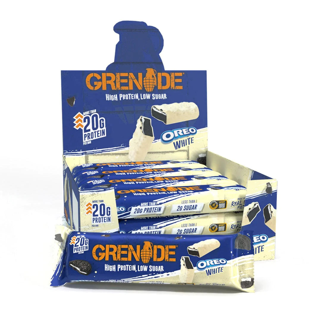 Box of Grenade Carb Killa Protein Bar (White Oreo)