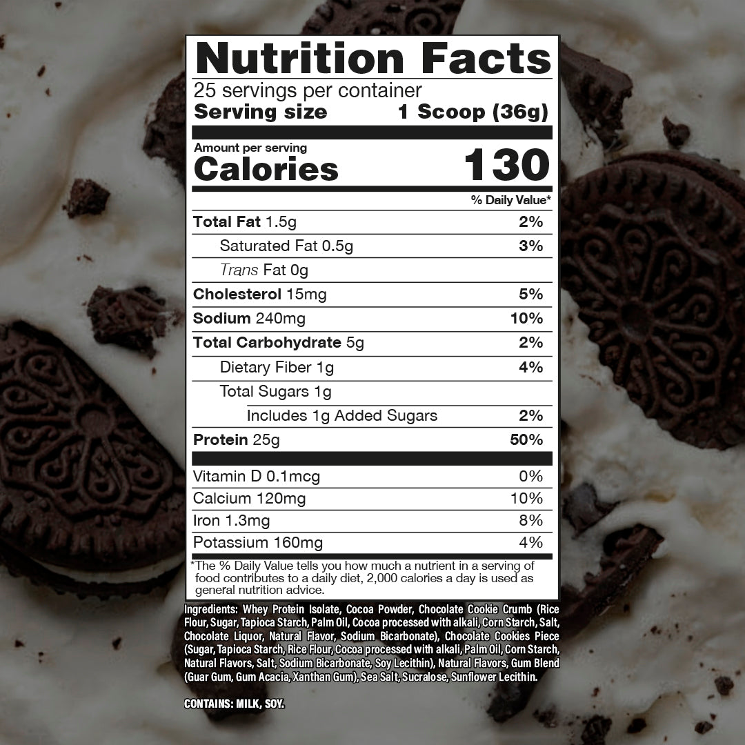 RAW CBUM Itholate Protein Powder Champion Mentality (Cookies & Cream)