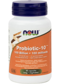 NOW Probiotic-10 100 Billion Now (30 Caps)