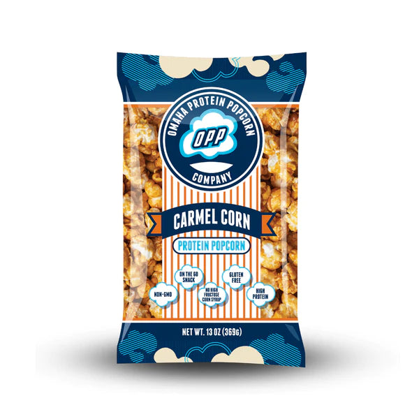 Omaha Protein Popcorn Carmel Corn 113g