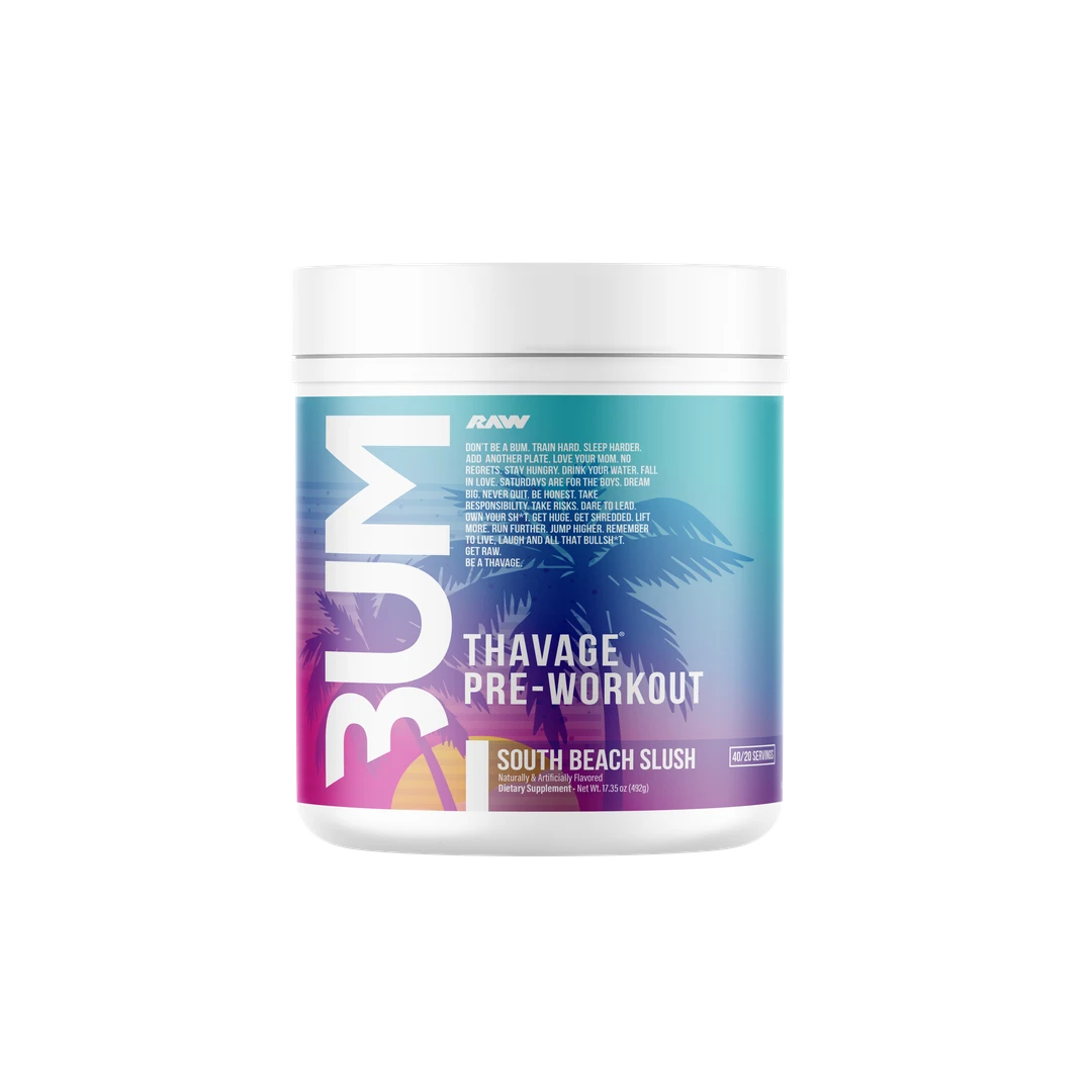 RAW CBUM Thavage Pre-Workout (South Beach Slush)