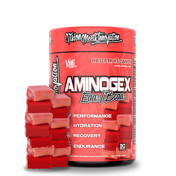 VMI Aminogex Ultra 30 Servings (Red Fruit Candy)